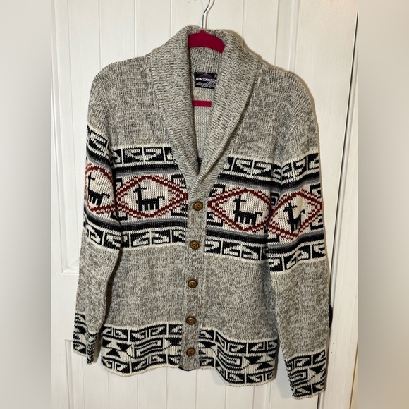 Vintage Dimension by Milford Reindeer Cardigan - Picture 3 of 5